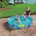 Practical Summer Family Water Play Toys Round Swimming Pools PVC Foldable Pool Bathing Tub Kiddie Pools. 