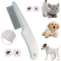 Pet Stainless steel grooming Combs Hair Brush Shedding flea lice Trimmer. 