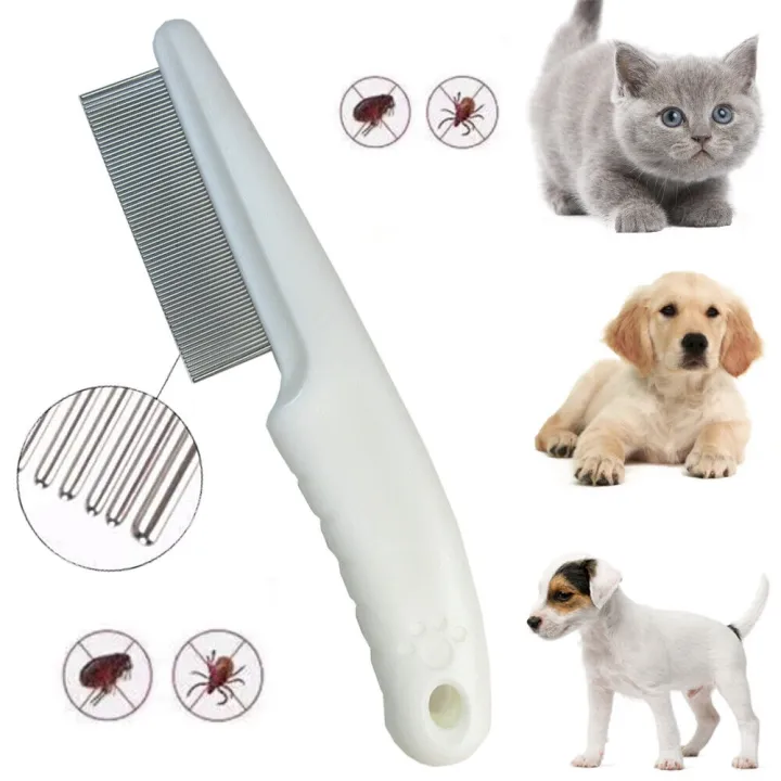 Pet%20Stainless%20steel%20grooming%20Combs%20Hair%20Brush%20Shedding%20flea%20lice%20Trimmer%20-%20Image%202