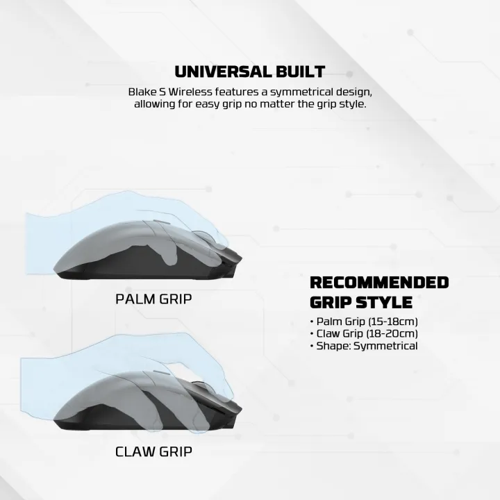 FANTECH%20WGC5s%20Wireless%20Gaming%20Mouse%20Pixart%203311%20Sensor%2012000%20DPI%20Polling%20Rate%20Up%20to%201000Hz%20Battery%20300mAh%20Mice%20-%20Image%209