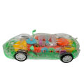 Transparent Gear Toy Car for Kid, Remote Control And Rechargeable High Speed. 