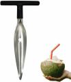 Silver Coconut Cutter - Durable and Efficient Tool for Cutting Coconuts with Precision and Ease. 