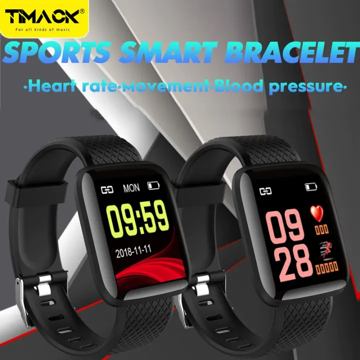 Timack%C2%AE%20116PLUS%201.44"%20Smartwatch%20Men%20Women%20Bluetooth%204.0%20Sports%20Watch%20Watch%20Waterproof%20Smart%20Watch%20for%20Android%20IOS%20-%20Image%202