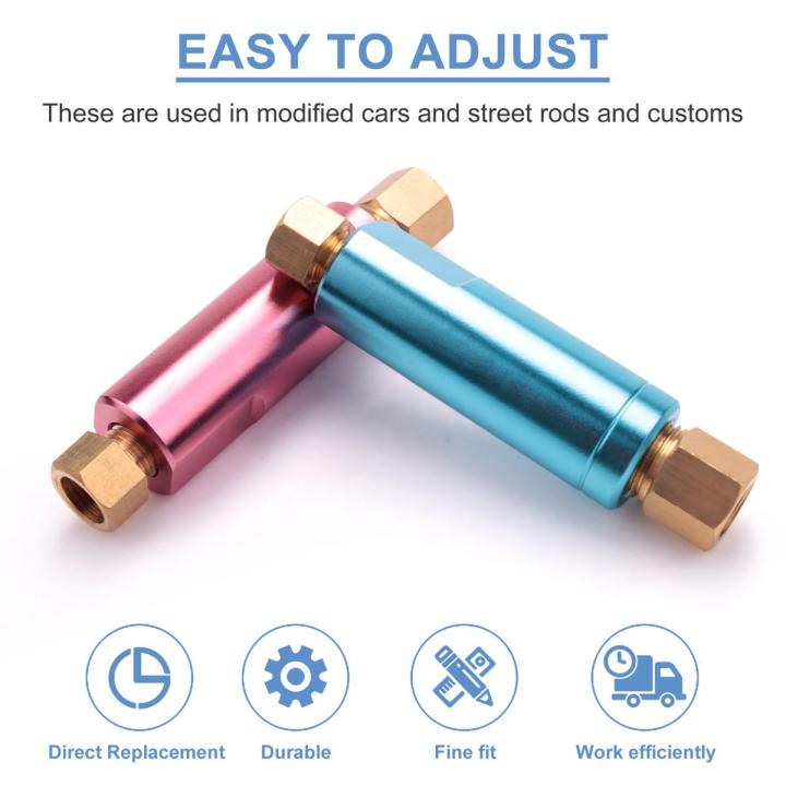 Wilwood Residual Pressure Valves, Residual Pressure Valve, Blue Anodized, 2 Psi, Disc Brakes, 1