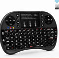 Backlit Mini Keyboard With Touchpad Mouse: Wireless Combo For Gaming And Media Control.