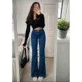 Ladies Denim Flyer Pant -. 