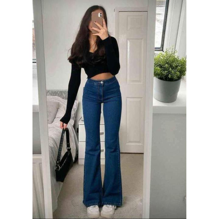 Ladies Denim Flyer Pant -