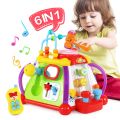 HOLA Baby Musical Activity Pyramid Toy Cube Play Center with 15 Functions & Learning Skills Educational Toys for kids gifts.