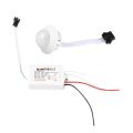 IR Infrared Module Body Sensor Intelligent Light Motion Sensing Switch New-white.