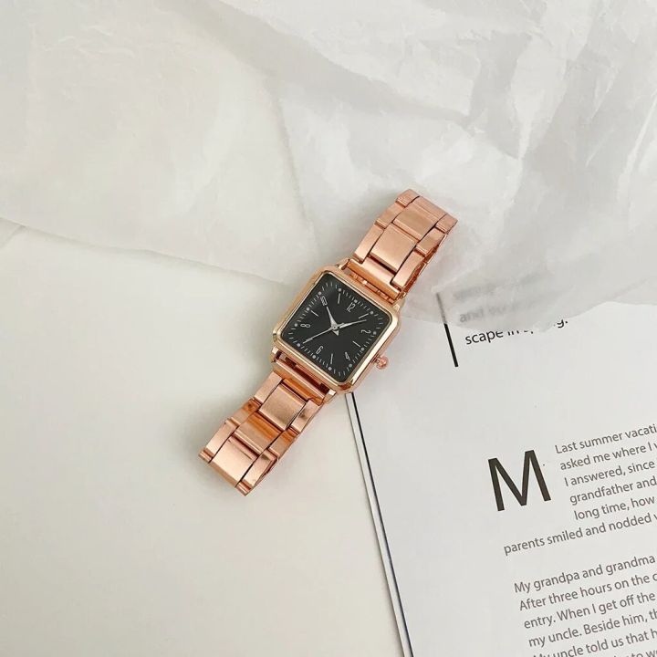 Fashion%20Square%20Watches%20Women%20Quartz%20Bracelet%20Watches%20Ladies%20Dress%20Wristwatch%20Rose%20Gold%20Clock%20-%20Image%204