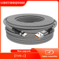 TYPE C Extended data cable 8m/5m Samsung Huawei Xiaomi Switch Sony PS5 nylon data cable charging cable ultra-long charging cable. 