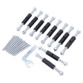 Wall Outlet Repair Tool, Junction Box Repair Set Standard Size Strut Bolt and Wrench Clear Threads for Electrical Box Installation.