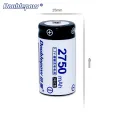 Doublepow C Size 1.2V 2750mAh Ni-Cd (AM2/MN1400/E93/LR14N/R14/UM2/HR14/LR15/U7522/KC) High Capacity Rechargeable Battery Pack - 2 Pieces. 