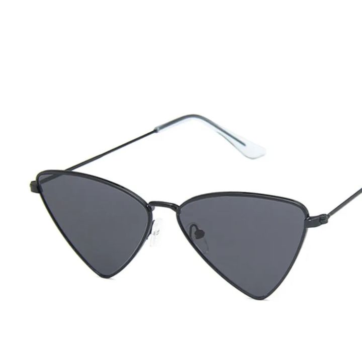 【beauty code store】DCM Metal Triangle Sunglasses Women Brand Designer Retro Ocean Lens Ladies Sun Glasses Gafas Sol Mujer