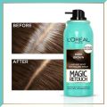 L'Oreal Paris Instant Root Concealer Spray, Ideal for Touching Up Grey Root Regrowth, Magic Retouch, 2 Dark Brown, 75ml. 
