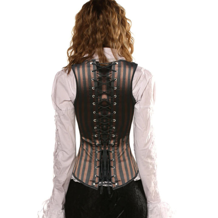 Steampunk Corset Top Women Corset Bustier Gothic Corselet Overbust Leather Bustier Waist Trainer Plus Size 6xl Steel Boned