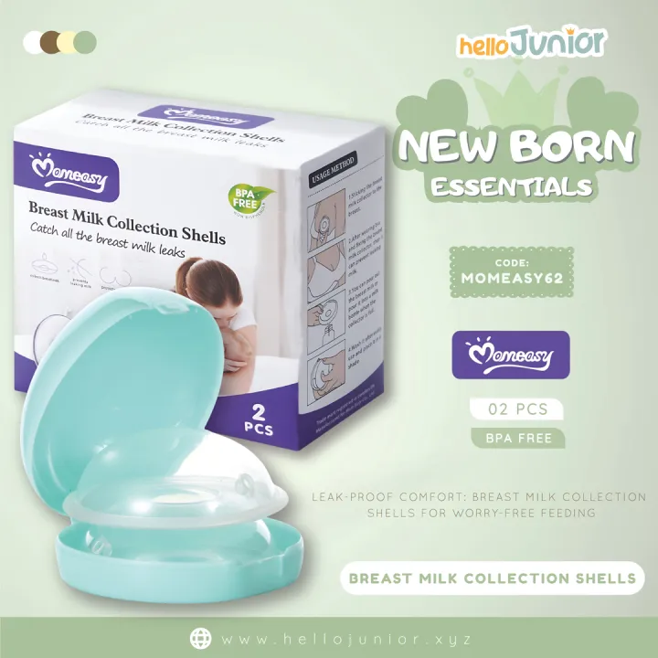Momeasy ব্রেস্ট-মিল্ক কালেকশন শেল, 2 পিস সেট | Daraz.com.bd