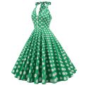 SISHION Hepburn Summer Dress Women Polka Dot Vintage Swing Robe Rockabilly Housewife Retro 50s Pinup Dresses Vestidos VD2838.