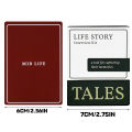 GC 150 Pcs Life Story Interview Kit Cards, Family Conversation Cards With 3 Stages Of Life, Get To Know Parents And Grandparents For Family Pictionary Game.