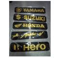 Yamaha All version fz-s v1,v2,v3 fazer front name plate golden colour. 