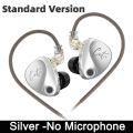 KZ Castor Hifi Headphones Dual Dynamic Driver High-end Tunable Bass Balanced Armature Wired Earbuds Monitor Headphone.