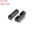 【The road to happiness Store】10pcs dc3-20p pitch JTAG ISP MALE Right Angle idc headers CONNECTOR DOUBLE ROW 2x10PIN DC3 20 PIN HEADER. 