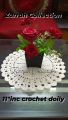 Unique Design, Crochet Doily Plate mat Round 11"+Inc and more Attractive Useful.