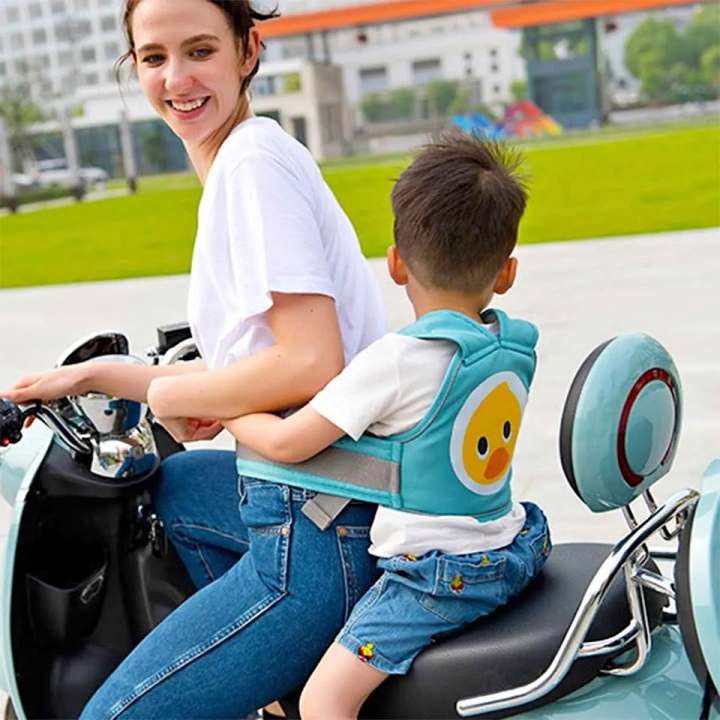 Kids Motorcycle Safety Harness – Adjustable Belt for Children Aged 1 to 12 Years