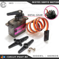 MG90S Metal Gear Micro Servo Motor 180° Degree Rotation Standard Quality.For Rc Helicopter/ Plane/ Drone/ Boat/ Car with Arduino/ESP/Raspberry Pi and DIY Electronics Project..
