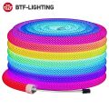 WS2812B LED Strip Neon Light 360 Degree Round Reticulate Pattern DC5V WS2811 RGB IC Smart Pixel Addressable Tape 50 Leds/m IP67. 