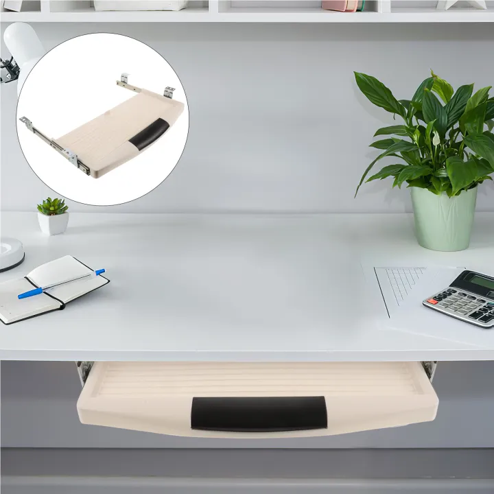 Keyboard%20Tray%20Slide%20Office%20Drawer%20Storage%20Desktop%20under%20Table%20Mount%20System%20Plastic%20Computer%20for%20Typing%20-%20Image%203