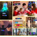 LED Pixel Panel,USB 5V Flexible LED Module RGB Scrolling Text Animation Display,Bluetooth APP Durable Easy Install. 