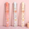 30cm Kawaii Bear Rulers Cute Foldable Straight Rulers Measuring Tool Korean Stationery Drawing Template School Office Supplies.