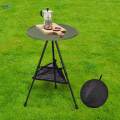 Foldable Picnic Table Tea Coffee Table Portable BBQ Yard Outdoor Round Table. 