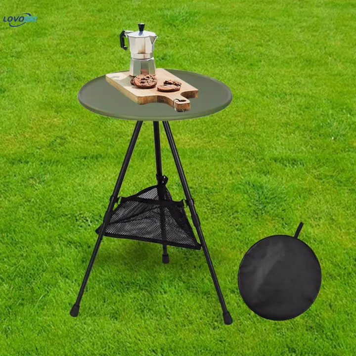 Foldable%20Picnic%20Table%20Tea%20Coffee%20Table%20Portable%20BBQ%20Yard%20Outdoor%20Round%20Table%20-%20Image%204