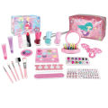 Kid's Makeup Toy Set, Washable Cosmetic Beauty Set With Cosmetic Bag For Little Girls Princess Birthday Present Gife Professional safety design. 