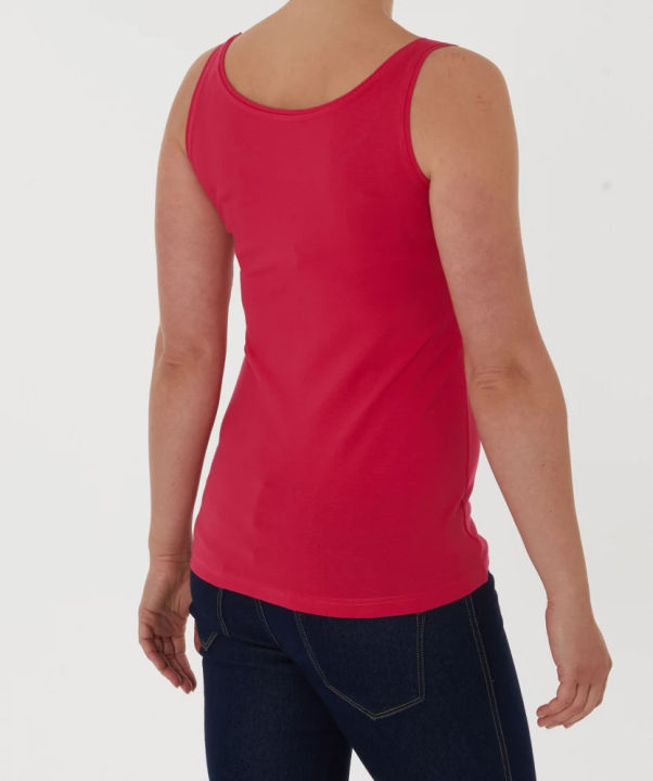 Women's%20Cotton%20Stretch%20Round%20Neck%20Solid%20Color%20Tank%20Top%20From%20Levin%20-%20Image%206