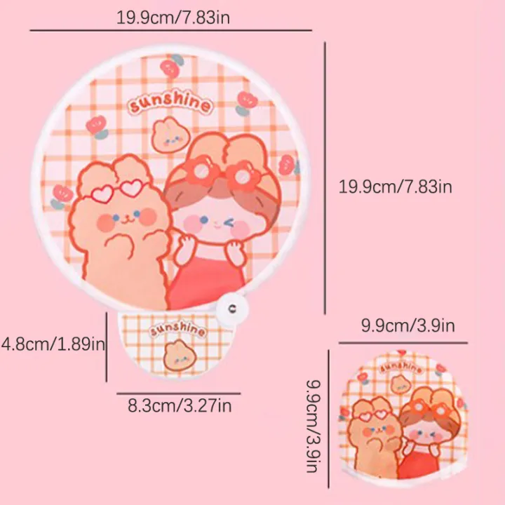 Collapsible%20Fan%20Creative%20Summer%20Small%20Fresh%20Cute%20Cartoon%20Portable%20Cool%20Fan%20Hand%20Fan%20Round%20Pocket%20Fan%20New%20Cherry%20Super%20Store%20-%20Image%203