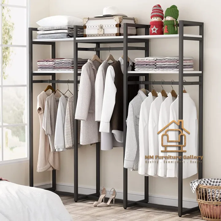 Freestanding%20Closet%20Organizer,%2075%20inch%20Clothing%20Rack%20with%20Shelves,%20Heavy%20Duty%20Garment%20Rack%20Wardrobe%20Closet%20with%20Hanging%20Rods%20-%20Image%202