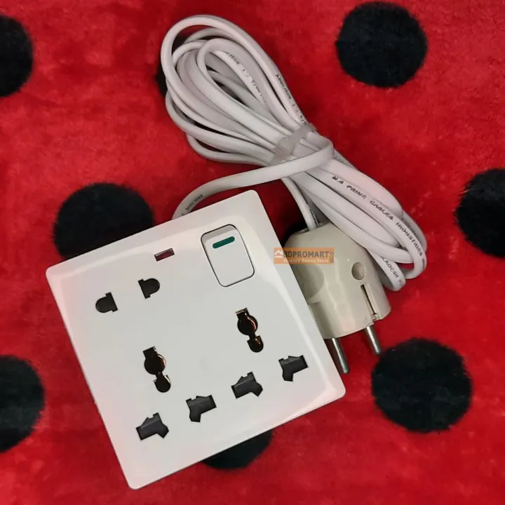 Handmade%208pin%203%20Port%20Multiplug%20Universal%20Socket%20and%20100%25%20Copper%20cable%20(Heavy%20Duty%20+%20Long%20lusting)%20-%20Multi%20Plug%20-%20Image%205
