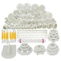 Cake Tools  Flower Fondant Cake Sugarcraft Decorating Kit Cookie Mould Icing Plunger Cutter Tool. 