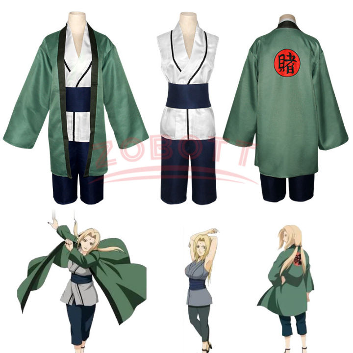 Tsunade Cosplay Costume Anime Cartoon Girls Women Kimono Christmas Halloween Carnival Suit