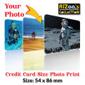 1 pcs/Set Long Lasting Customized UV Printed Plastic Card, Plastic Card Photo Print, High Quality UV Print. 