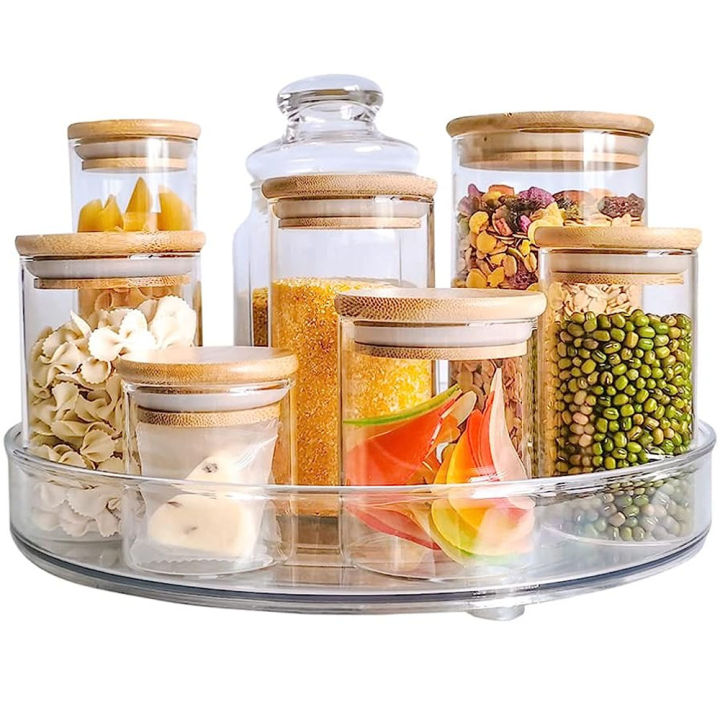 1PCS Inch Lazy Susan Spice Rack Organizer, 360 Degree