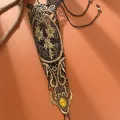 European and American jewelry new golden gloves retro lace arm chain dress decoration matching ladies bracelet. 