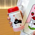 Latest Model Exquisite 380ml Small Tea Cup Water Cup Food Grade Mini Thermos Cup Travel Personalized 316 inner Insulated Thermos Vacuum Flask Outdoor Portable Mini Vacuum Water Bottle.