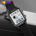 SKMEI 1971 Dual Time Watch For Men Full Waterproof High Quality Soft Silicon Strap Stylish Fashionable Digital Watch.
