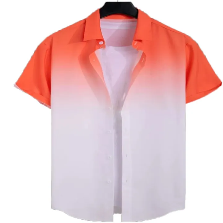 2023%20Cross-border%20Hawaiian%20Men's%20Short%20Sleeve%20Shirt%20Gradient%20Color%20Pocket%20Single%20Breasted%20Beach%20Casual%20Shirt%20-%20Image%206