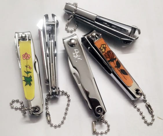 Mini Nail Clippers With Key chain Toenail Cutter Fingernails Clippers Manicure