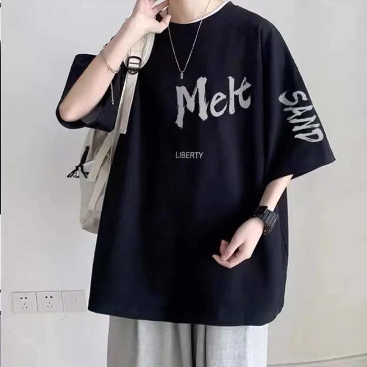 Short%20SleeveTT-shirt%20Men%20plus-Sized%20XL%20Mens%20Summer%20Fashion%20Cropped%20Sleeve%20Hong%20Kong%20Style%20LooseinsCouple%20Clothes%20T-shirt%20-%20Image%209